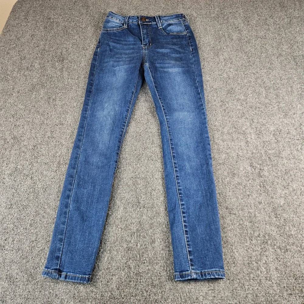 Rue21 Womens‎ Size 2 Skinny Jeans Medium Wash Denim Stretch Slim Fit 70829
